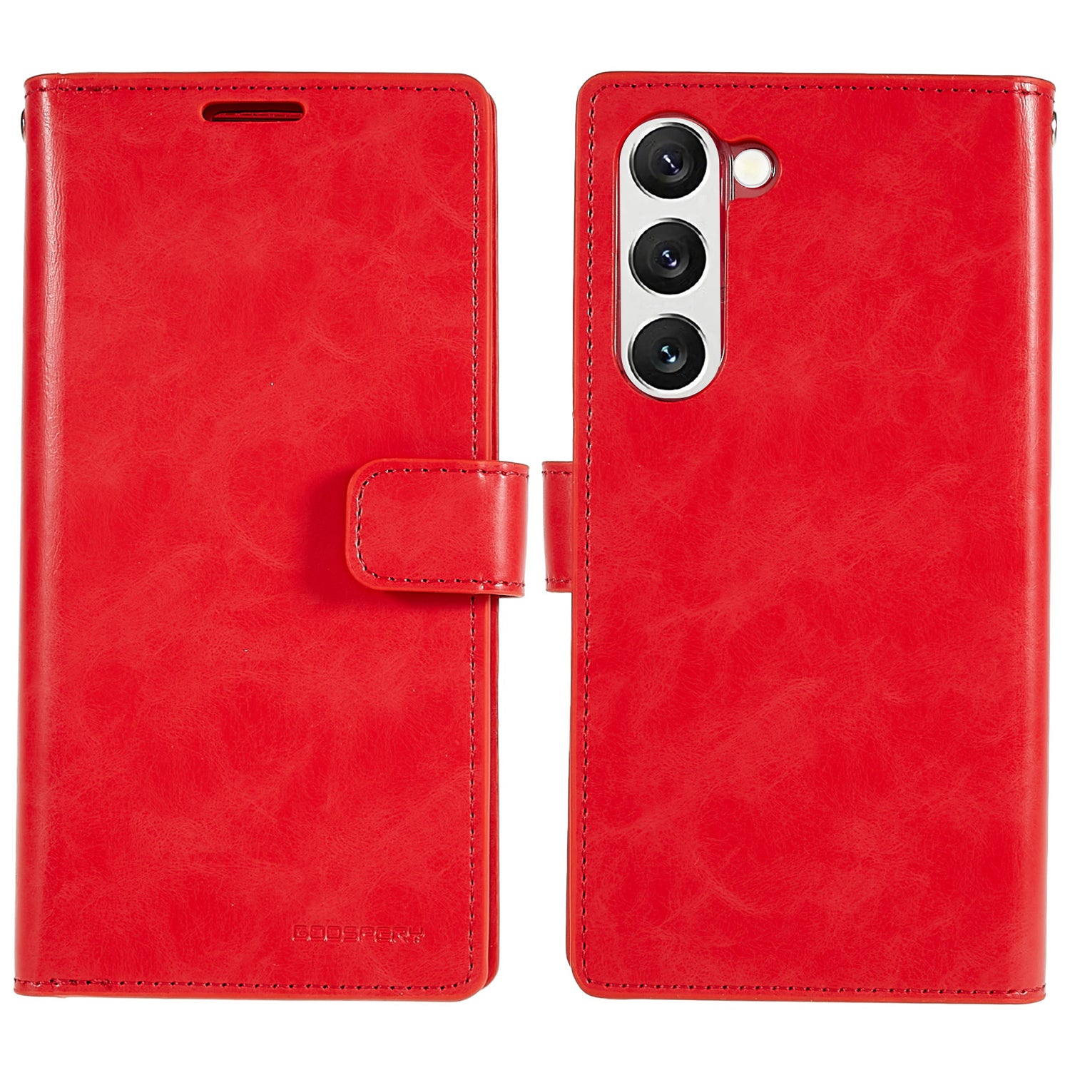 MERCURY GOOSPERY Mansoor Series for Samsung Galaxy S23 Multiple Card Slots Leather Phone Case Anti-scratch Wallet Cover MERCURY GOOSPERY Mansoor Series for Samsung Galaxy S23 Multiple Card Slots Leather Phone Case Anti-scratch Wallet Cover